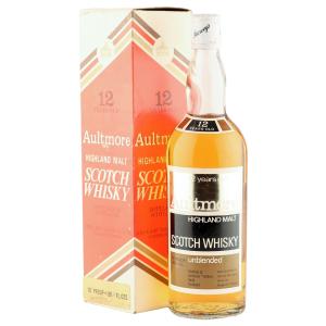 Aultmore 12 Year Old John Robert Harvey Unblended Seventies Bottling with Box