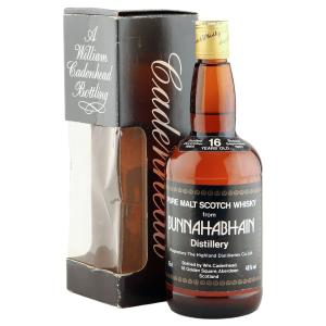 Bunnahabhain 1965 16 Year Old Cadenheads 1982 Dumpy Bottling with Box
