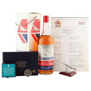 Concorde Blended Whisky Inaugural Transatlantic Flight Bottle