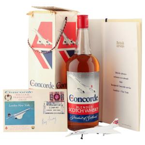 Concorde Blended Whisky Inaugural Transatlantic Flight Bottling