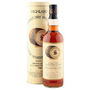 Glen Mhor 1980 20 Year Old Signatory Vintage 2001 Bottling with Tin