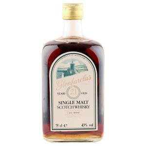 Glenfarclas 21 Year Old Eighties Square Dumpy Bottling