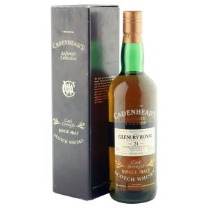 Glenury Royal 1966 24 Year Old Cadenheads 1990 Bottling with Box