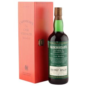 Jameson Bow Street 1963 27 Year Old Cadenheads 150th Anniversary 1991 Bottling with Box
