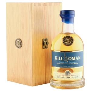 Kilchoman 100 Islay Malt Cask Strength with Wooden Case