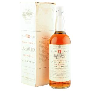 Lagavulin 12 Year Old Eighties White Horse Distillers Bottling with Box