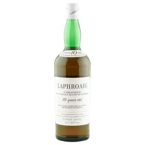 Laphroaig 10 Year Old Unblended Seventies Bottling 43 ABV