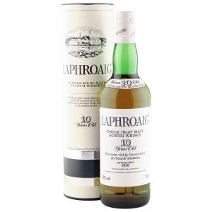 Laphroaig 10 Year Old PreWarrant Eighties Bottling with Presentation Tube