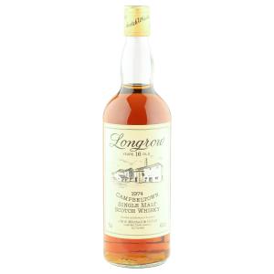 Longrow 1974 16 Year Old Distillery Label Nineties Bottling