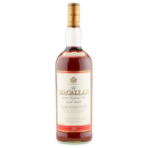Macallan 10 Year Old Cask Strength Litre Bottling