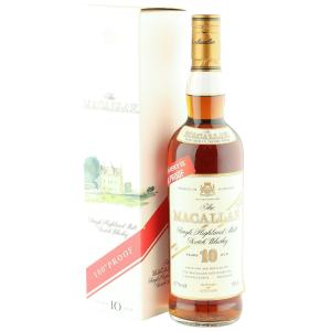 Macallan 10 Year Old Full Proof Nineties Bottling with Box