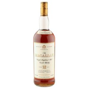 Macallan 12 Year Old Duty Free Early 2000s Litre Bottling
