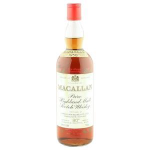 Macallan 1958 Floret Stencilled Bottle