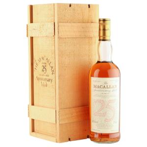 Macallan 1962 25 Year Old Anniversary Malt UK 1988 Bottling with Box