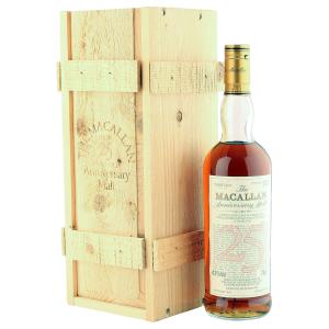 Macallan 1962 25 Year Old Anniversary Malt UK 1987 Bottling with Box