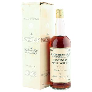 Macallan 1963 The Northern Scot Centenary 1980 Bottling with Box