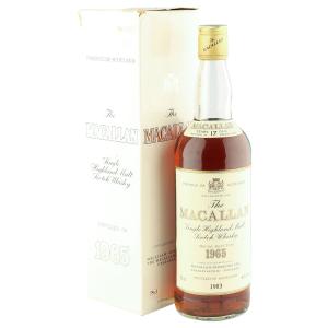 Macallan 1965 17 Year Old Rare UK 1983 Bottling with Box