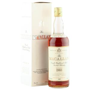 Macallan 1966 18 Year Old UK 1985 Bottling with Box