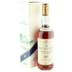 Macallan 1967 18 Year Old Vintage UK Edition with Box
