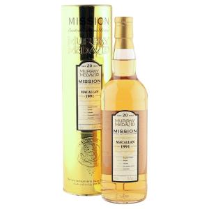 Macallan 1991 20 Year Old Murray McDavid Mission 2011 Bottling with Tin Tube
