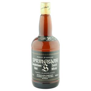 Springbank 1950 30 Year Old Cadenheads 1980 Bottling