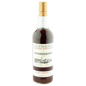 Springbank 1965 Cadenheads Cask Strength Bottling Cask 2164
