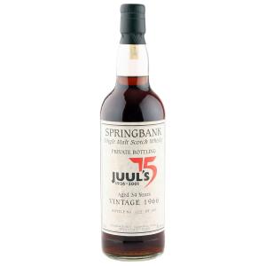 Springbank 1966 34 Year Old Juuls 75th Anniversary 2001 Bottling