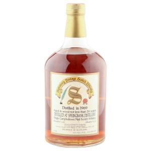 Springbank 1969 26 Year Old Signatory Vintage 1995 US Import
