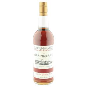 Springbank 1978 Cadenheads Cask Strength Bottling Cask 195