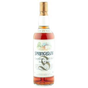 Springbank 21 Year Old Distillery Label Nineties Bottling