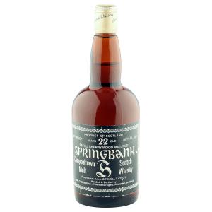 Springbank 22 Year Old Cadenheads Seventies Dumpy Bottling