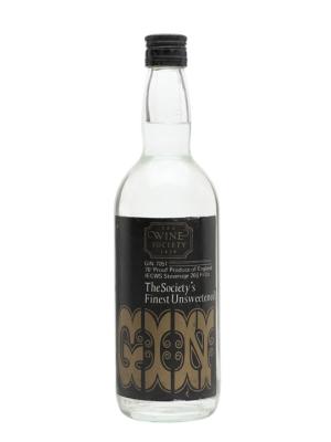 Wine Societys Finest Unsweetened Gin Bot1970s