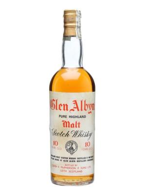 Glen Albyn 10 Year Old Bot1970s Highland Single Malt Scotch Whisky