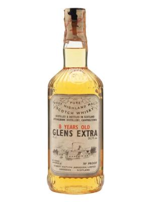 Glens Extra Springbank 8 Year Old Bot1960s Campbeltown Whisky