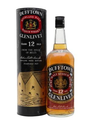 DufftownGlenlivet 12 Year Old Bot1980s Speyside Whisky