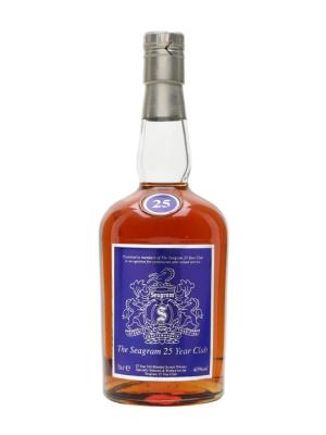 Seagram 25 Year Old Club Blended Scotch Whisky