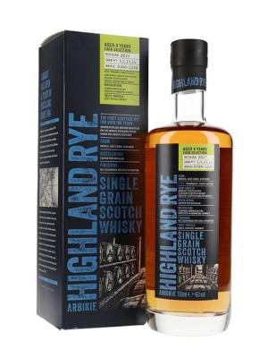Arbikie Highland Rye 4 Year Old Release 2 Single Grain Scotch Whisky
