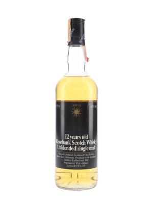 Rosebank 12 Year Old Bot1980s Peck Lowland Whisky