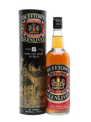 DufftownGlenlivet 8 Year Old Bot1970s Speyside Whisky