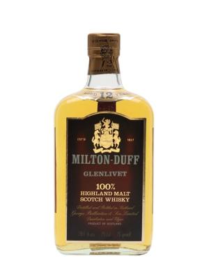 MiltonduffGlenlivet 12 Year Old Bot1970s Speyside Whisky