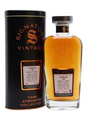 Clynelish 1990 31 Year Old Signatory Highland Whisky
