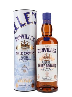 Dunvilles Three Crowns Whiskey Blended Irish Whiskey