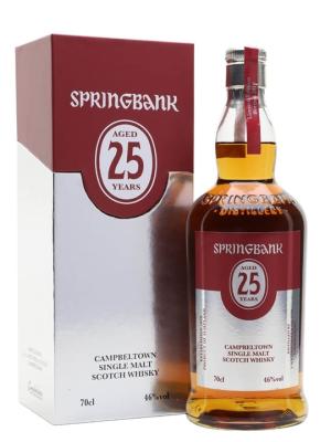Springbank 25 Year Old Bot2019 Campbeltown Whisky
