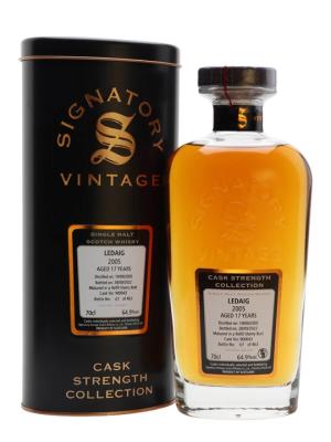 Ledaig 2005 17 Year Old Signatory Island Single Malt Scotch Whisky
