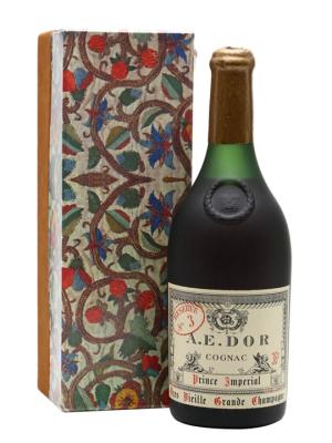 AE Dor No3 Cognac 1875 Vintage Prince Imperial Bot1980s