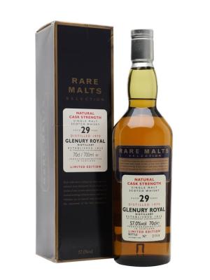 Glenury Royal 1970 29 Year Old Rare Malts Highland Whisky