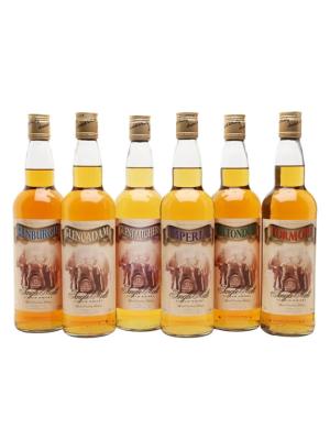Allied Distillers 15 Year Old Collection 6 Bottles Single Whisky