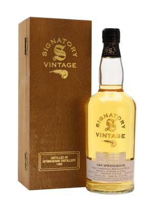 Springbank 1969 34 Year Old Cask 266 Signatory Campbeltown Whisky