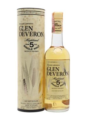 Glen Deveron 5 Year Old Bot1980s Speyside Single Malt Scotch Whisky