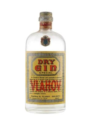 Vlahov Dry Gin Bot1950s